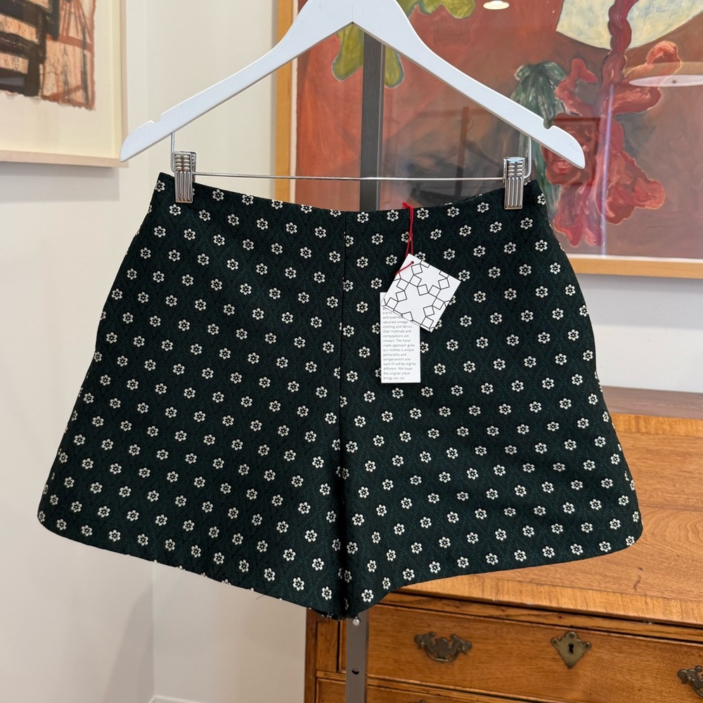 Rentrayage Cruel Summer Shorts - Floral Jacquard Print